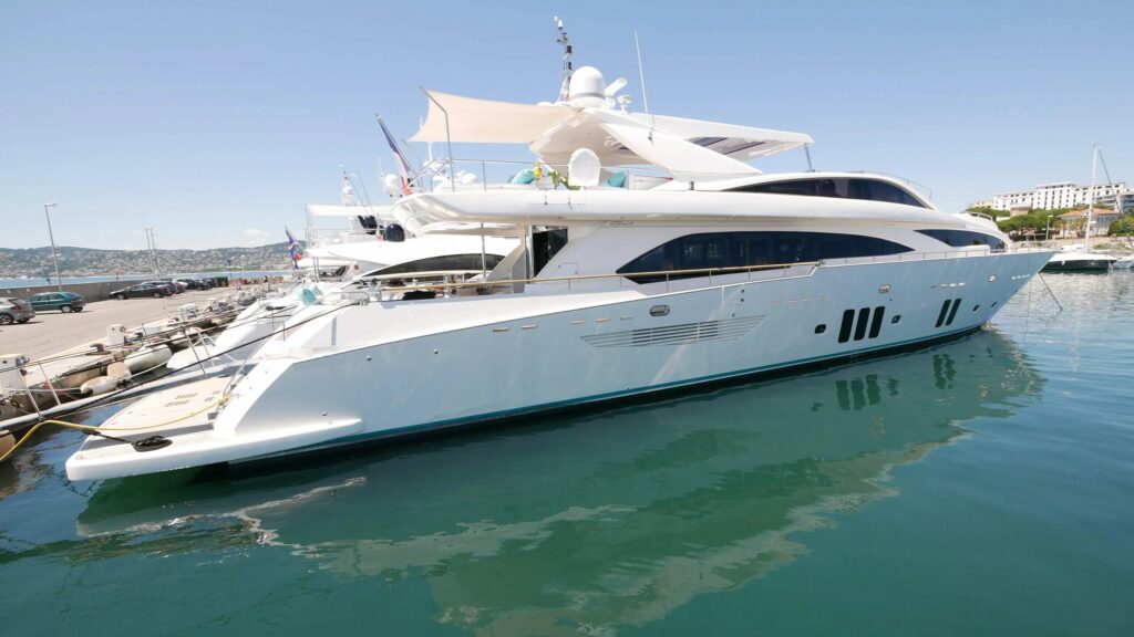 ASCENSION — moored in the port of Cannes, charter Côte d'Azur