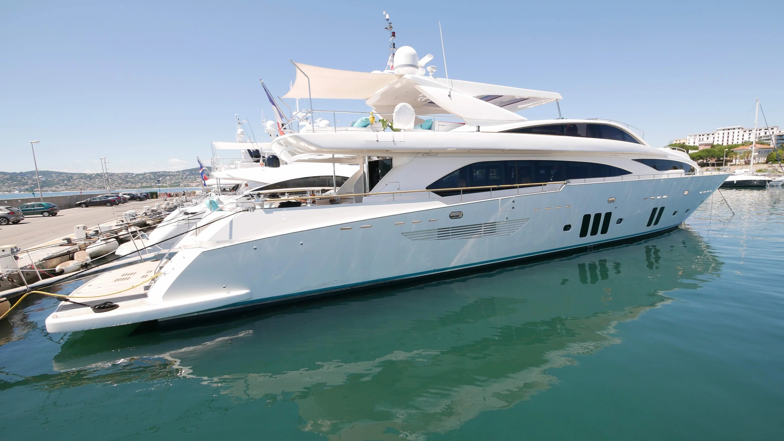 ASCENSION — moored in the port of Cannes, charter Côte d'Azur